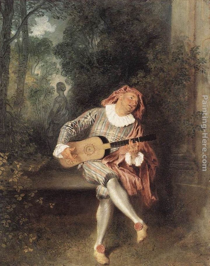 Jean-Antoine Watteau Mezzetin
